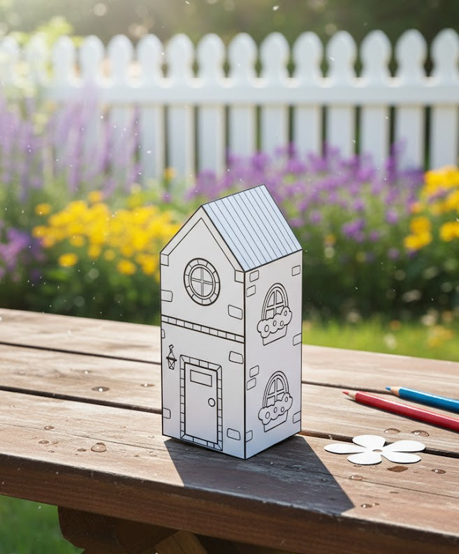 Printable Paper House - MakeMagicPrintables