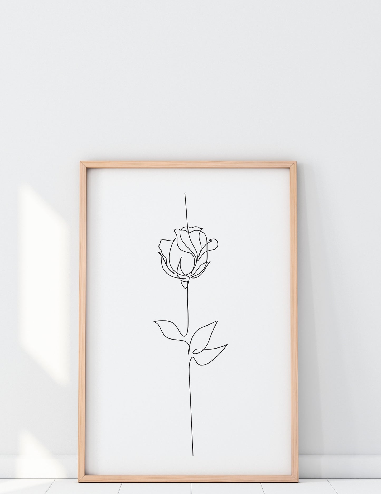 One Line Floral Art - MakeMagicPrintabkes