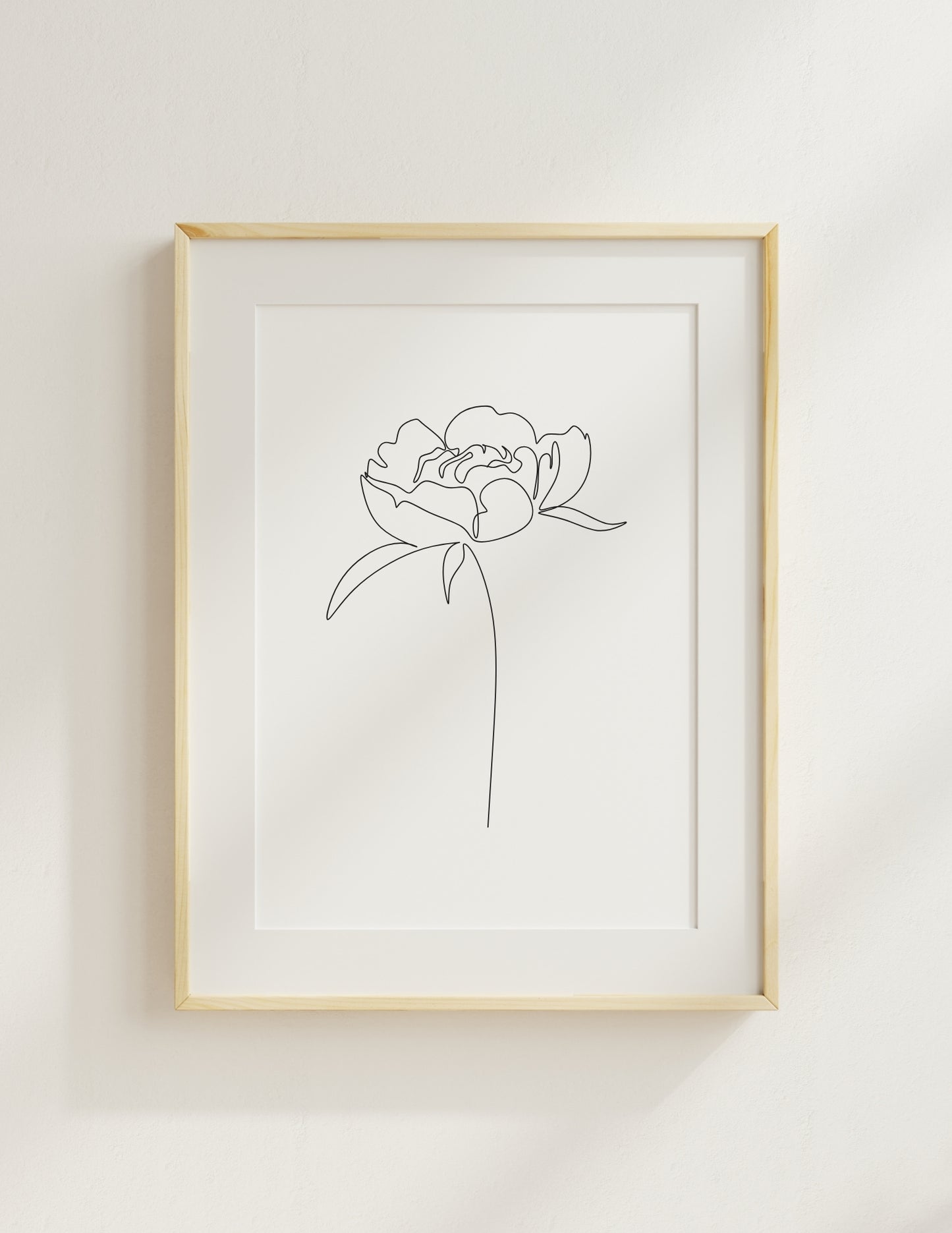One Line Floral Art - MakeMagicPrintabkes