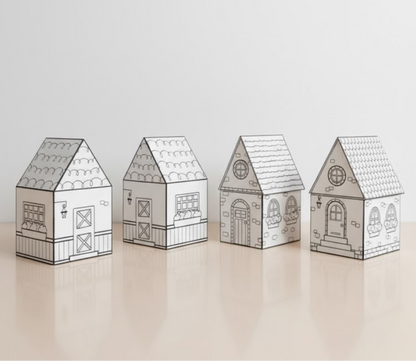 Printable Paper House - MakeMagicPrintables