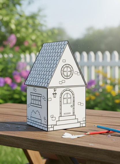 Printable Paper House - MakeMagicPrintables